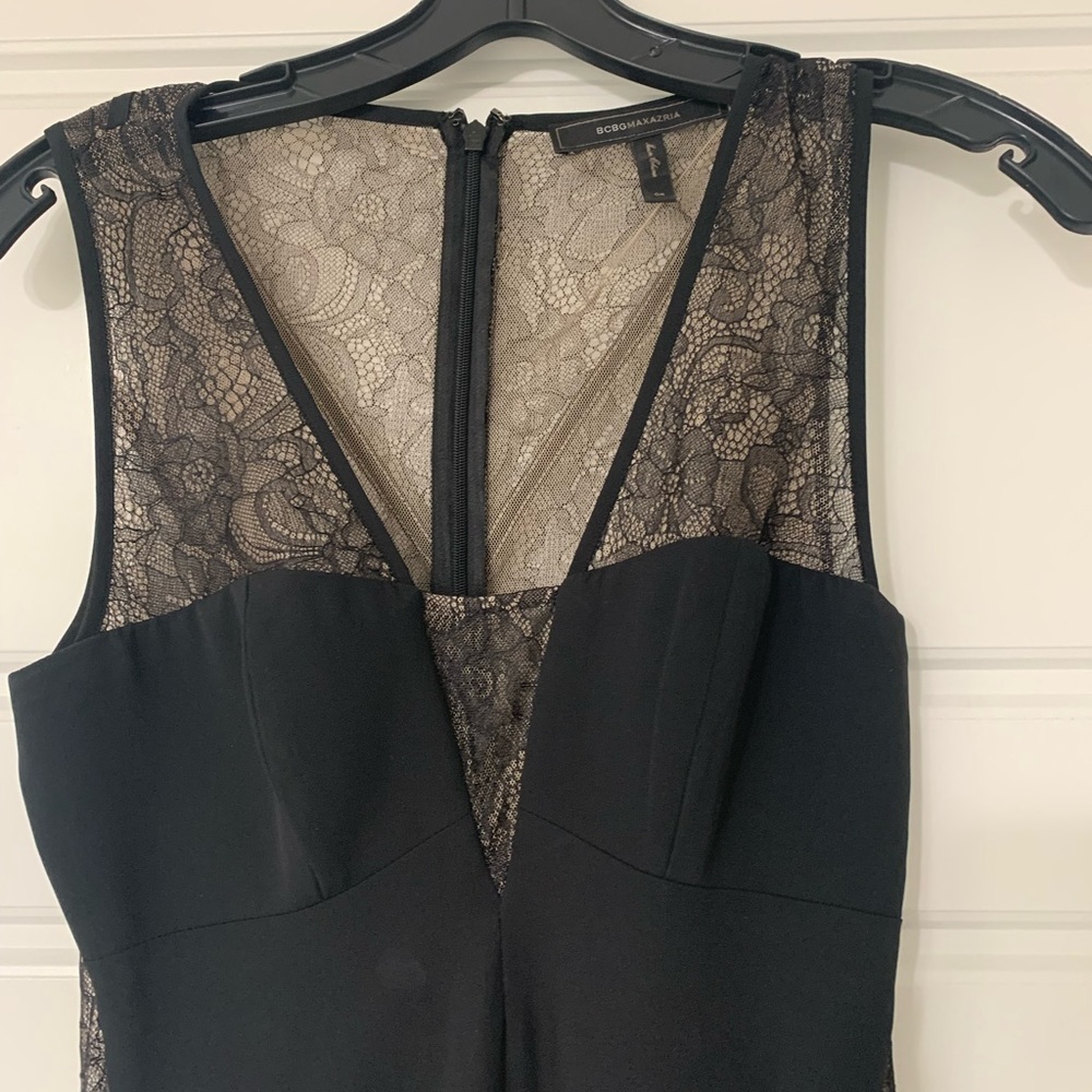 BCBGMaxazria black evening gown!